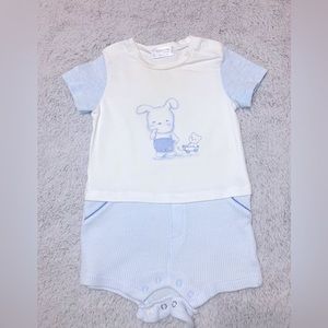 Mayoral baby blue set